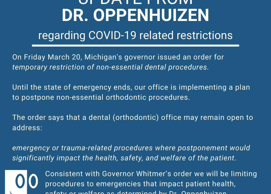 COVID-19 and Temporary Restrictions